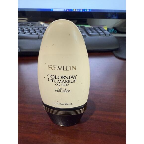 NEW Revlon Colorstay Lite Makeup Oil Free Foundation SPF 12 True Beige 1oz Sheer - Picture 1 of 2